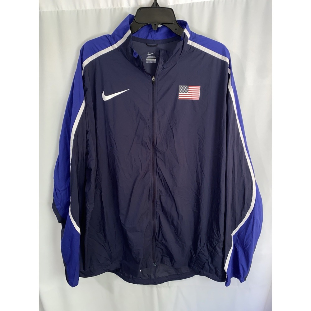 Nike Pro Elite USA Track And Field Podium Jacket 836295-451 Men's XXL